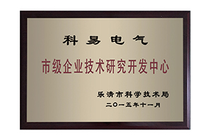 市級企業(yè)技術(shù)研發(fā)中心